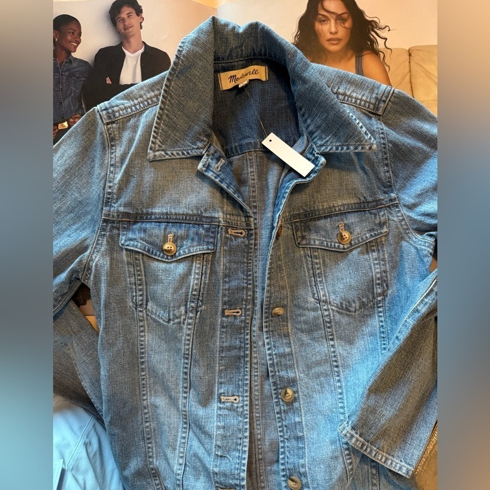 New - lightweight denim shirt jacket - Picture 7 of 7